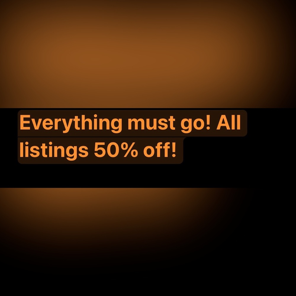 Orange and Black Graphic Sign